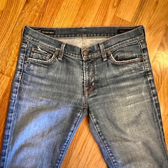 EUC Citizens of Humanity #063 Kelly Stretch Cropped Jeans Size 28 Waist - Picture 3 of 7